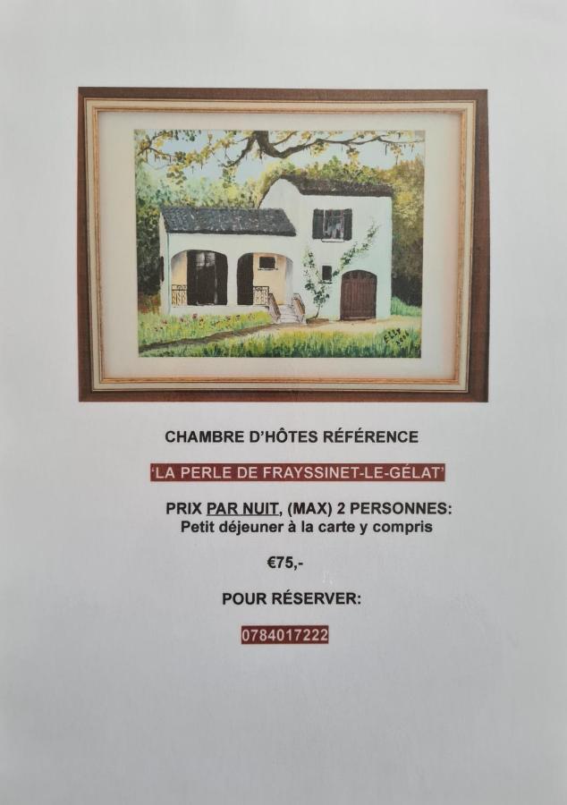La Perle De Frayssinet-Le-Gelat - Chambre D'Hotes - B&B Eksteriør bilde